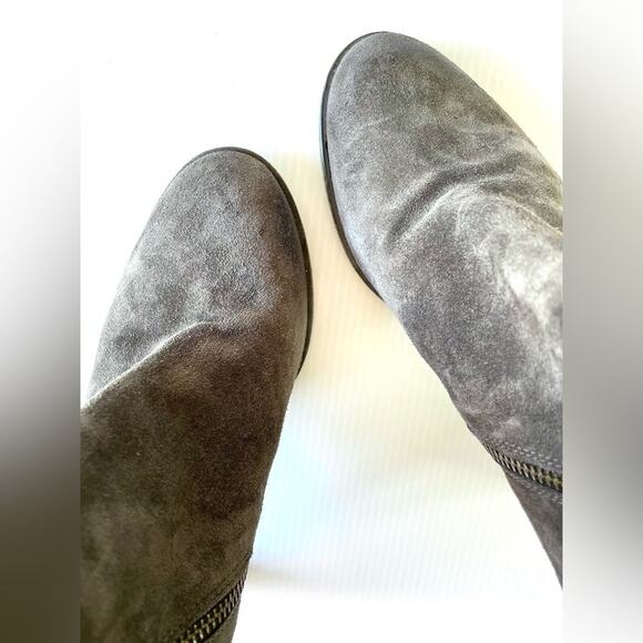 N.D.C.‎ Suede Ankle Boot Women’s 6.5/EU 37 Grey Western Boho Handmade Spain Fall - Picture 6 of 14